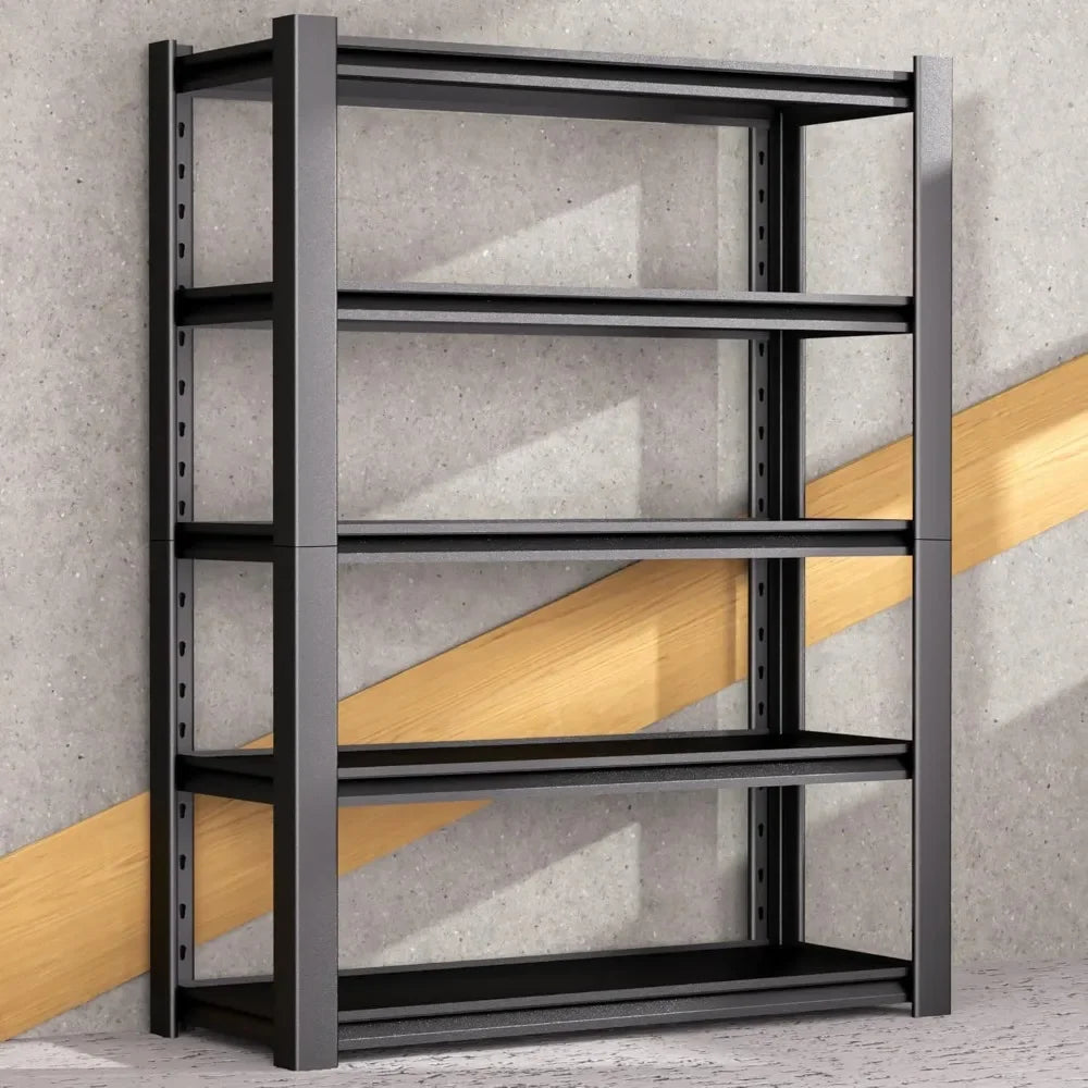 Heavy Duty Garage Shelving Unit 48 Inch Adjustable Metal Storage Rack