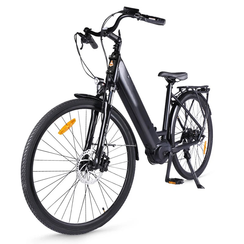Ljustra Electric Bike 250W City Ebike BAFANG Mid Motor Adult Bicycle