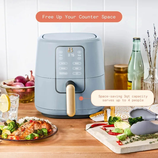 Beautiful 3 Qt Air Fryer TurboCrisp Technology Kitchen Appliance