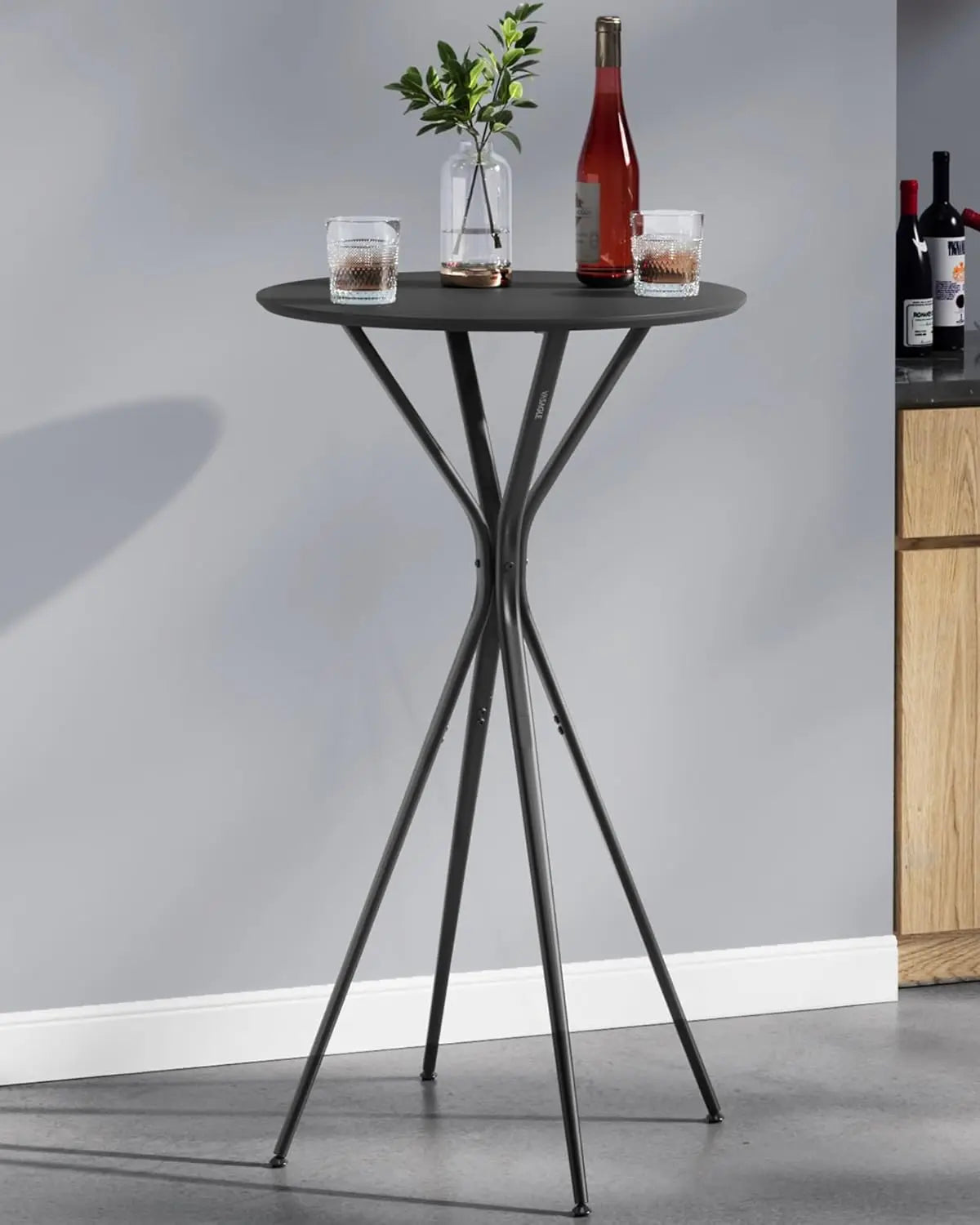 Bar Tables Set of 2 Round Cocktail High Top Pub Bistro Table
