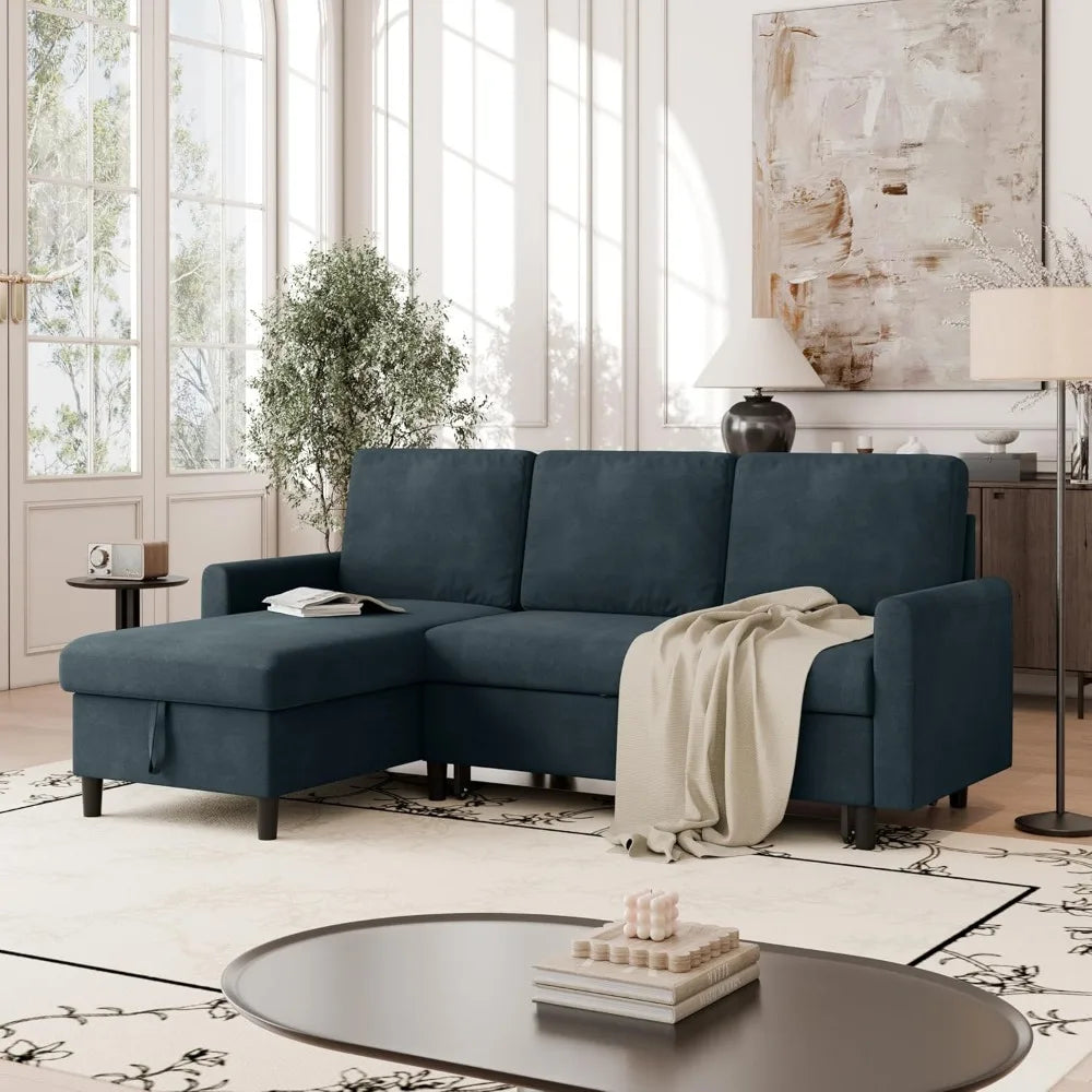 Ljustra Pull Out Couch 2 in 1 Sleeper Sofa Bed with Storage