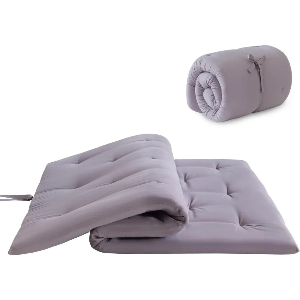 Ljustra Japanese Floor Mattress Queen Size 60"x80" Portable Foldable Futon