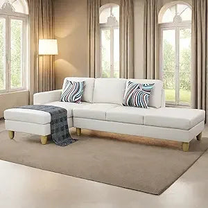 Ljustra Modular Sectional Sofa 4 Seat Convertible Couch Living Room