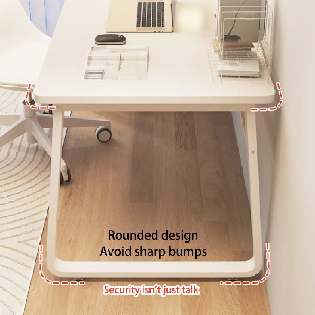 Ljustra Modern Simple White Computer Desk Small Writing Table for Office