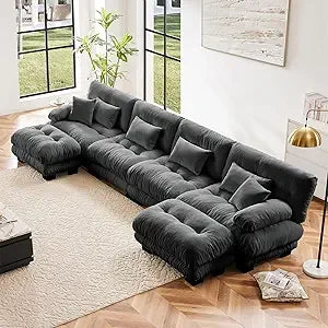 Ljustra Modular Sectional Sofa U Shaped Couch Living Room 4 Seater
