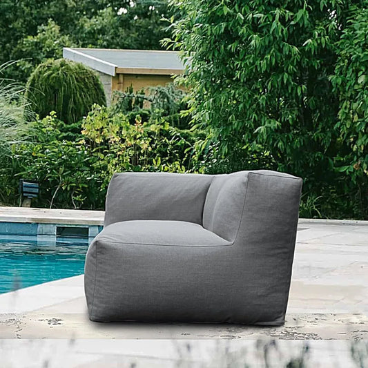 Ljustra Modular Outdoor Armrest Chair Water-Resistant Patio Sofa