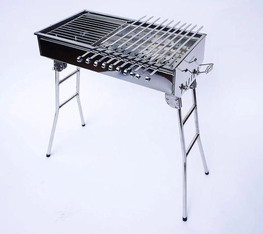 Stainless Steel Charcoal Grill Mangal Shish Kabab BBQ Barbecue Grill
