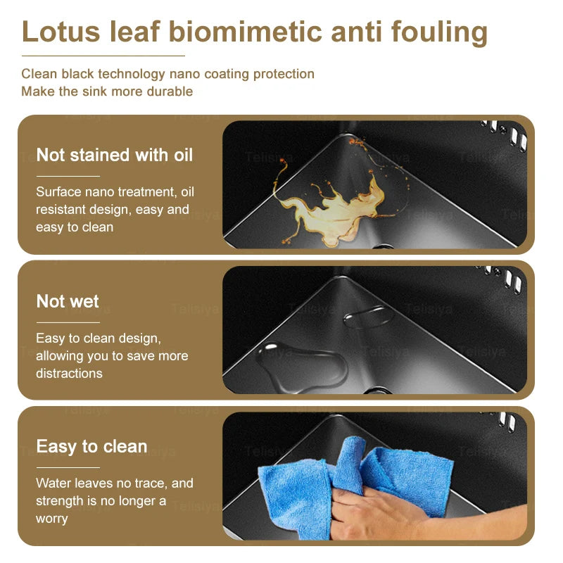 Hidden Stainless Steel Bar Sink Undermount Mini RV Washbasin Multifunctional