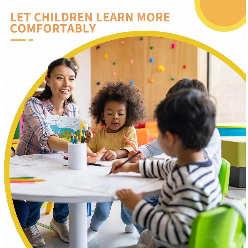 12Pcs Stackable Kids Chairs Flexible Seating for Toddlers and Children