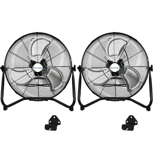 High Velocity 20" Floor Fan 4600 CFM 3-Speed Heavy Duty Metal Fan