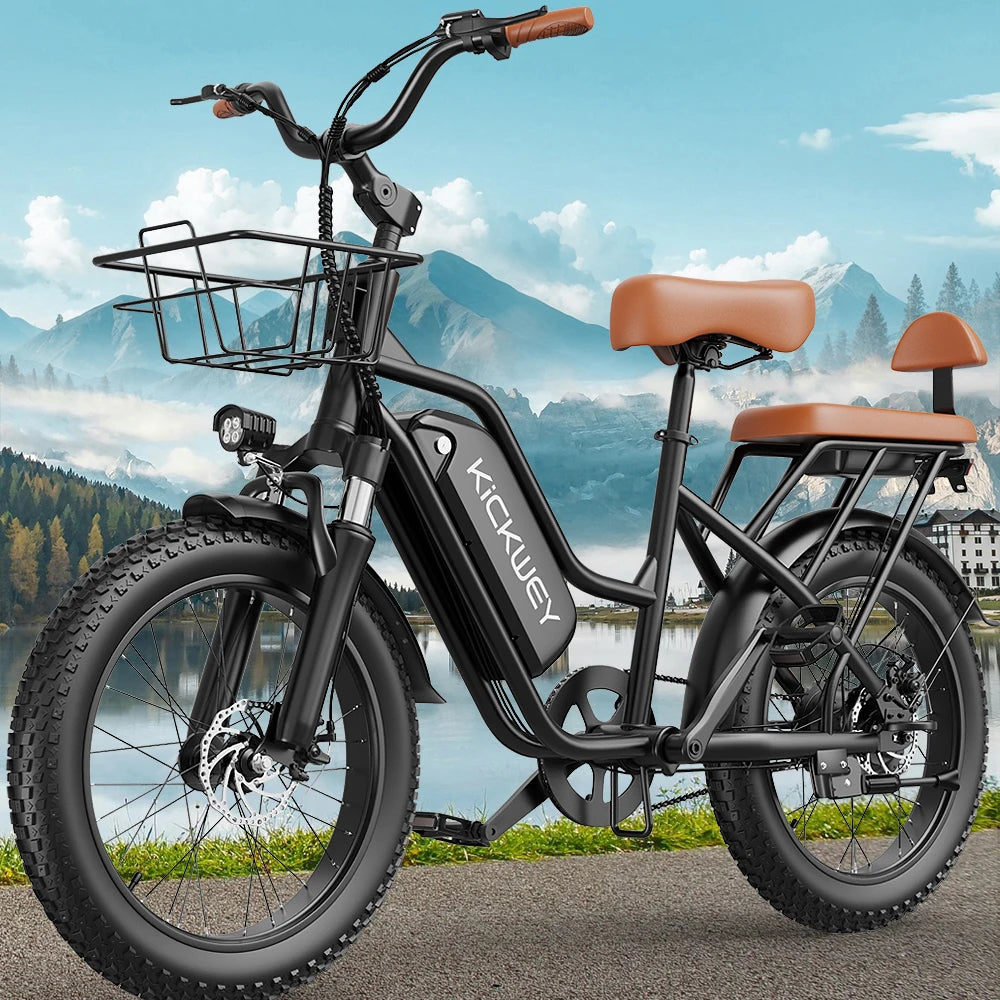 Ljustra Kickwey LD20 Adult Electric Bike 1500W 32MPH Mountain E-Bike