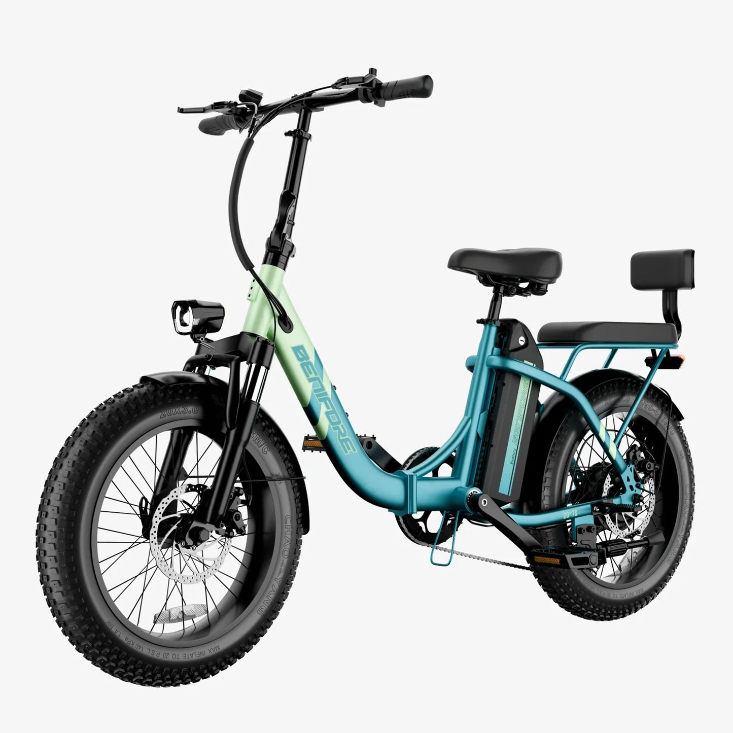 Ljustra Luckeep C23 20in Folding Electric Bike 1200W 65 Mile Range