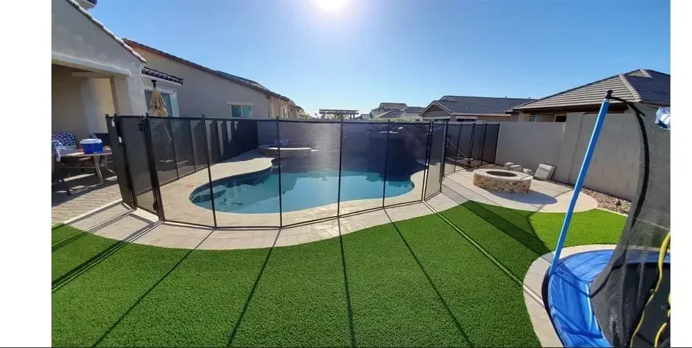 Pool Fence for Above Ground Pools 72Ft Mesh Safety Fence Outdoor