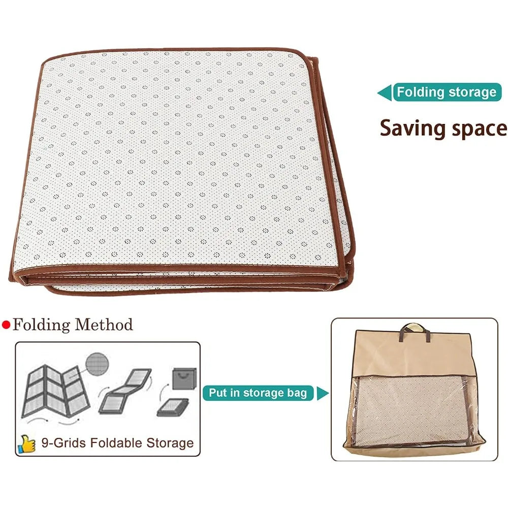 71x71 Inch Japanese Tatami Rug Non-Slip Memory Foam Area Mat