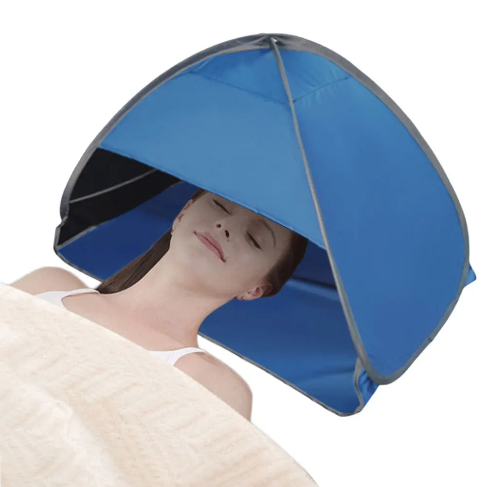 Beach Headrest Sunshade Tent Portable Automatic Camping Shelter for Kids Adults