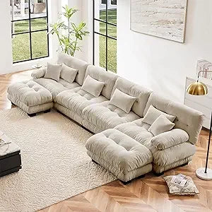 Ljustra Modular Sectional Sofa U Shaped Couch Living Room 4 Seater