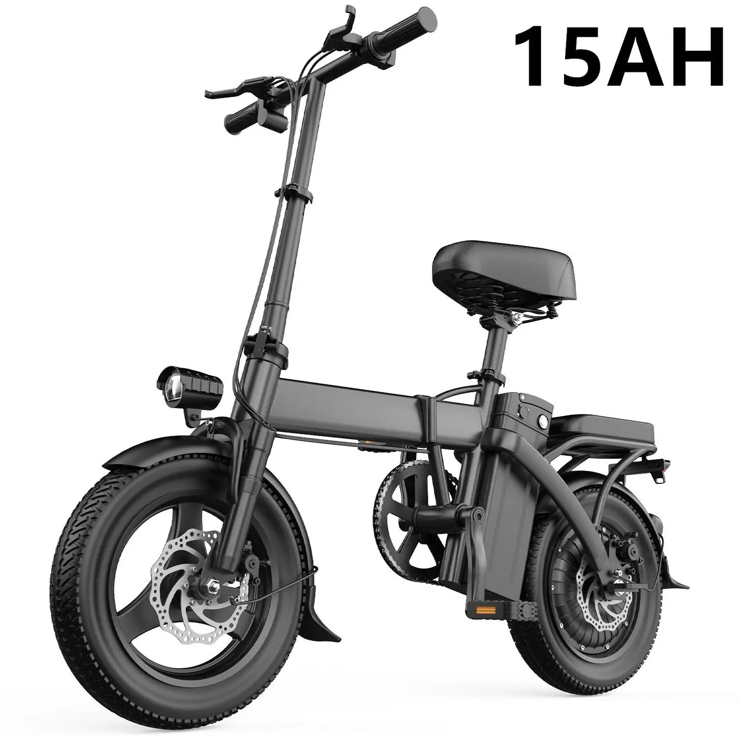 14 Inch Folding Mini Electric Motorcycle 500W 30 Mile Range Commuter