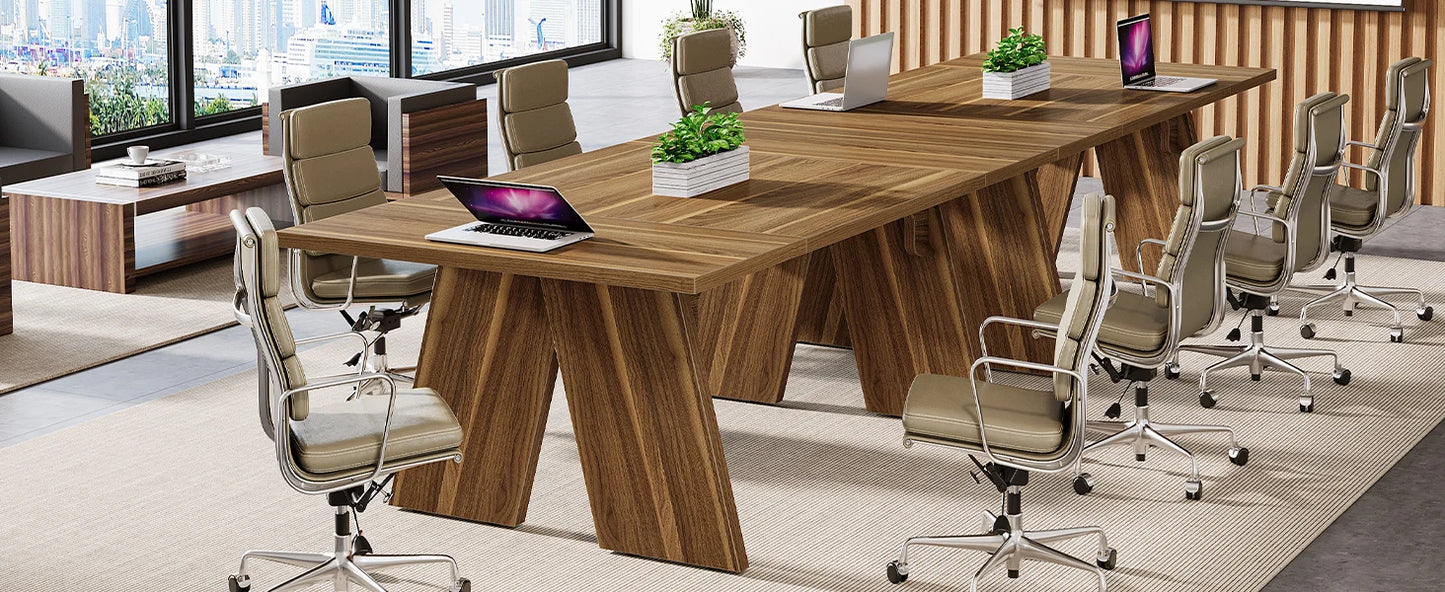Ljustra 70.9 Inch Executive Office Desk Large Computer Desk Solid Wood