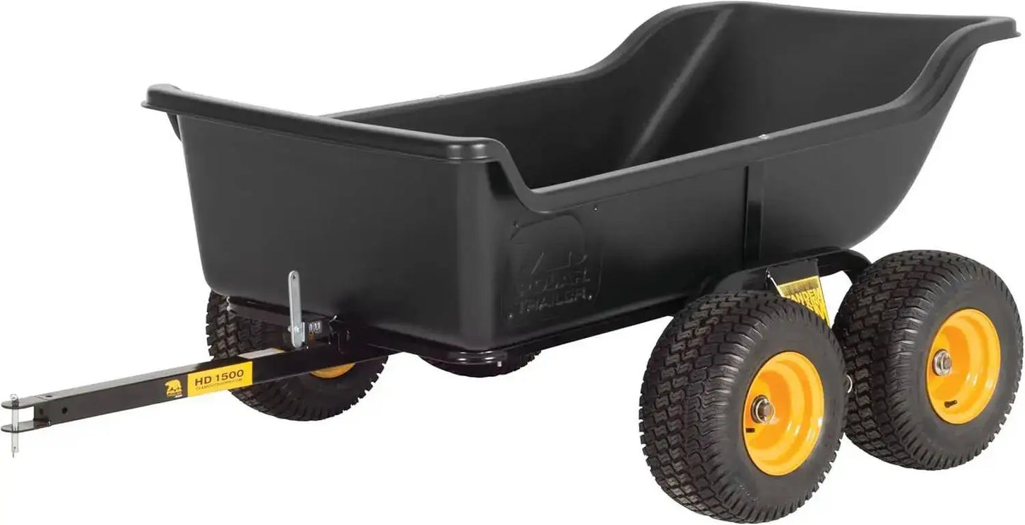 Heavy-Duty ATV UTV Utility Trailer 1500 lb Capacity for Ice Fishing