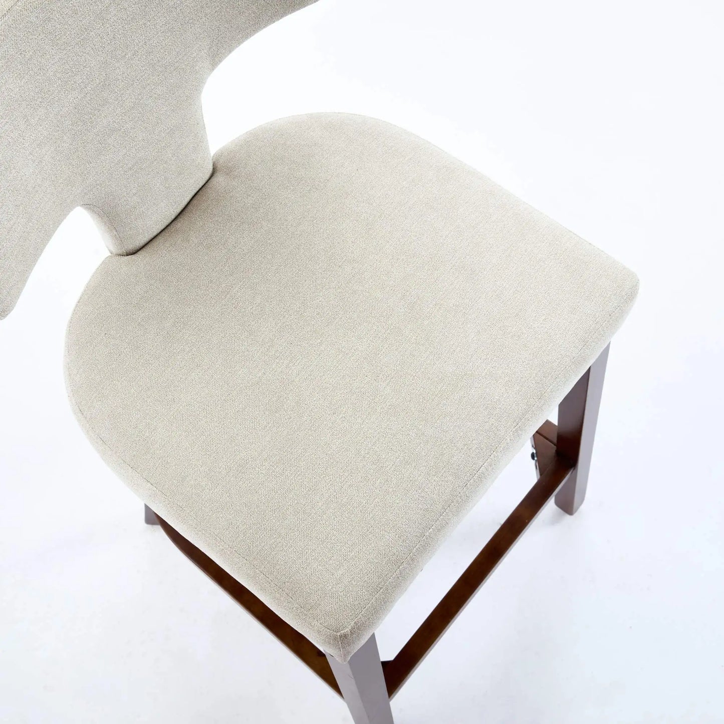 Ljustra Mid-Century Modern Counter Height Bar Stools Set of 2 Kitchen Chairs