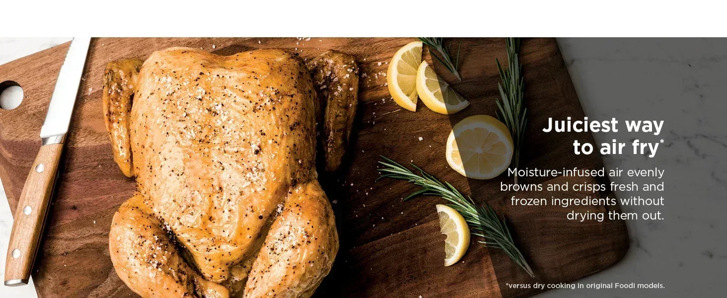 Ninja Foodi 14-in-1 XL 8 Quart Pressure Cooker Steam Fryer SmartLid Thermometer