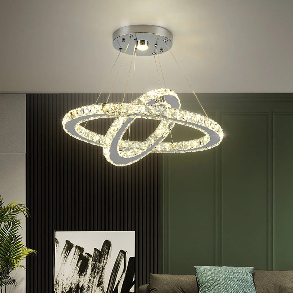 Ljustra Crystal Chandeliers Nordic Pendant Lamp Decorative Ceiling Light