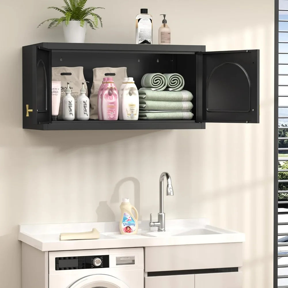 86 Inch Metal Wardrobe Cabinet Heavy Duty Clothing Storage Closet