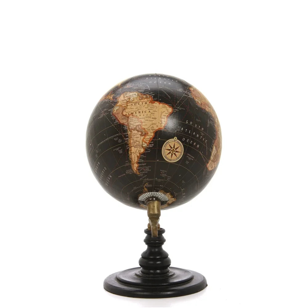 5 Inch Decorative Spinning Globe Home Office Desk Accent Gift