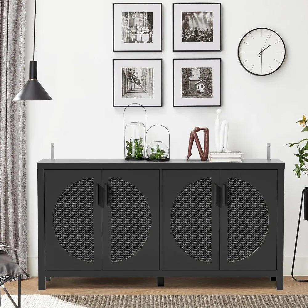 Buffet Cabinet Sideboard Mid Century Modern Storage Accent Credenza