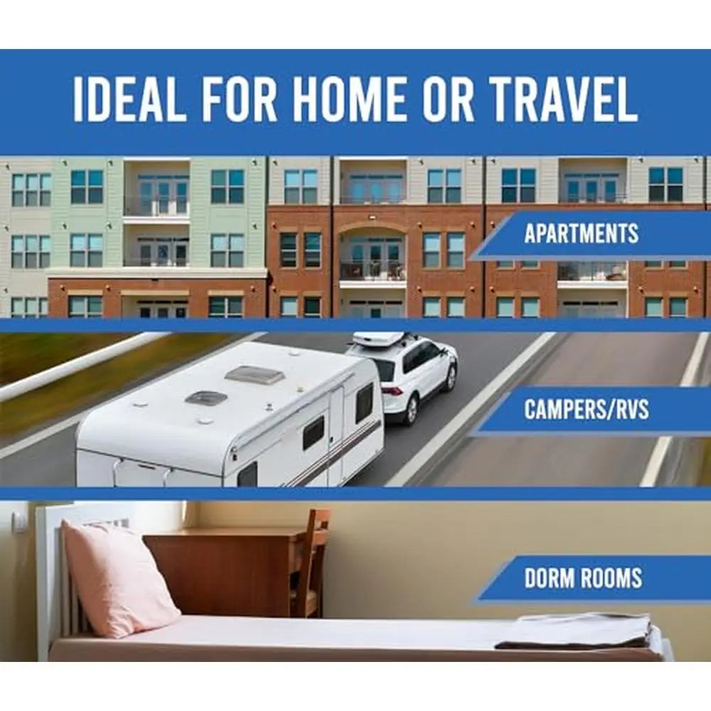 Mini Portable Compact Dishwasher 6 Place Settings 7 Wash Programs RV Boat