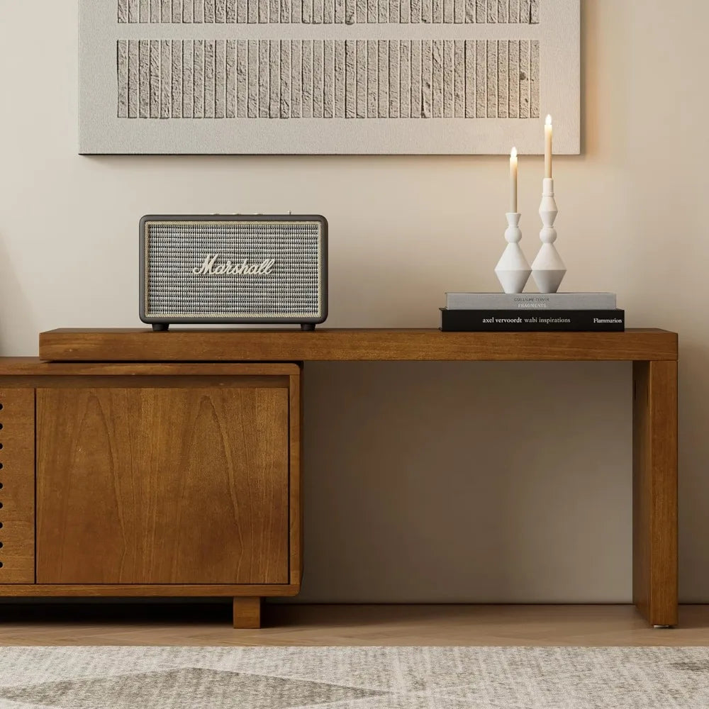 Expandable TV Stand Media Console for TVs up to 75” Farmhouse Style