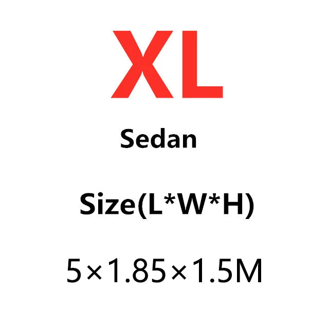 Ljustra Car Cover Outdoor Sun Protection UV Dust Heat Insulation 4 Seasons