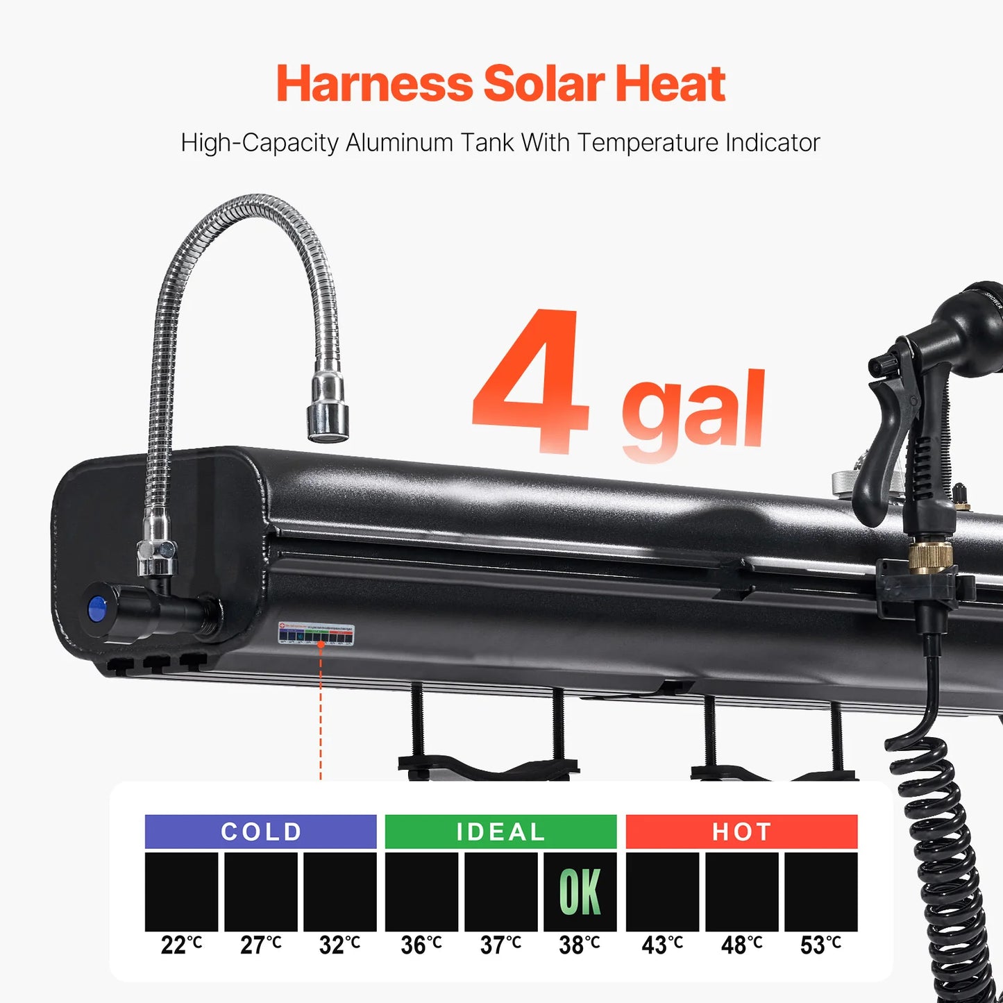 High Capacity Roof Rack Water Tank Multi-Dispensing Outdoor Tank