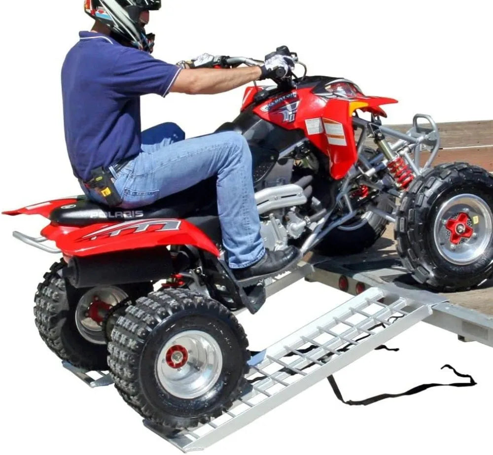 4ft Aluminum Dual Runner ATV UTV Trailer Ramps 2000lb Capacity S-4816-2000-2