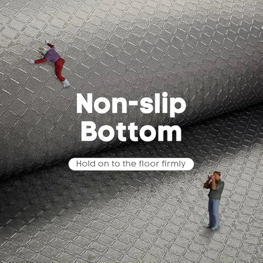 Soft Fluffy Shaggy Runner Rug Non-Slip Indoor Carpet for Bedroom Living Room