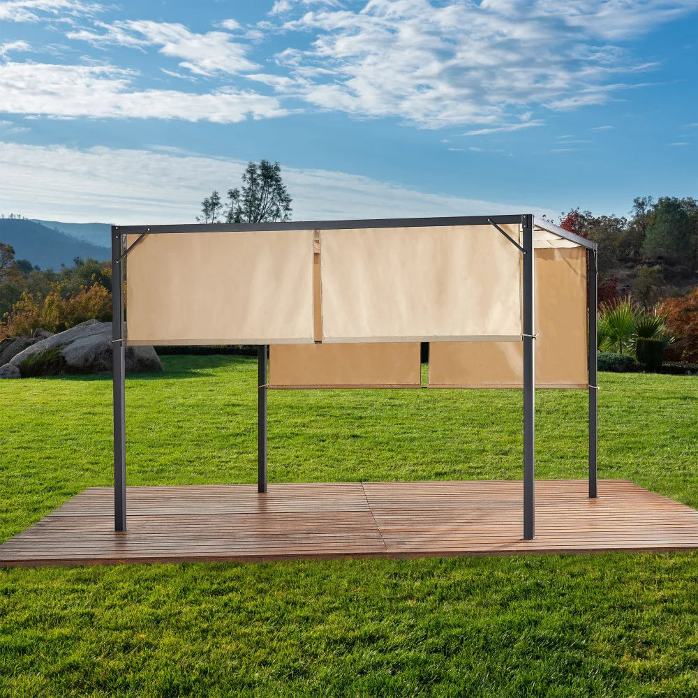 Westray Steel 9.5x9.5 FT Gazebo Outdoor Canopy Garden Patio Shelter