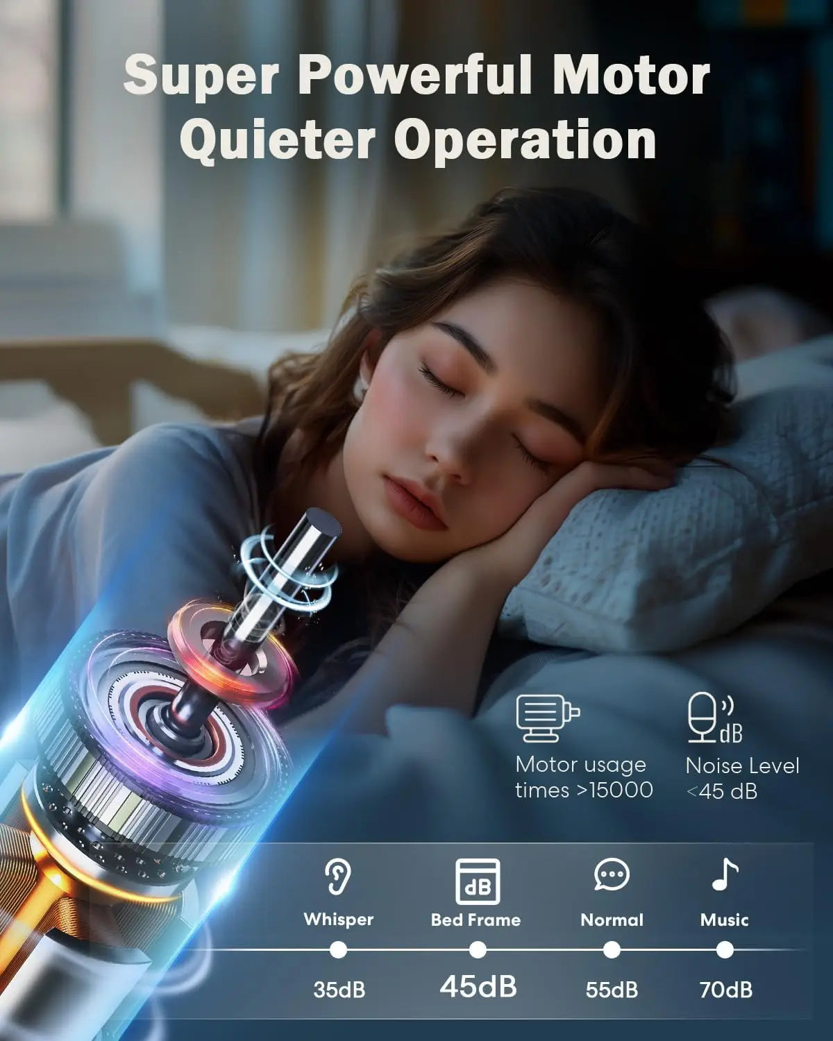 King Size Adjustable Bed Frame Quiet Motor Wireless Remote Control