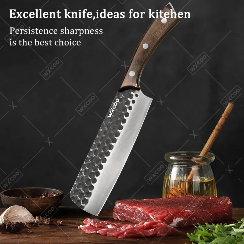 8PC Professional Kitchen Chef Knife Set Stainless Steel Cooking Cutting Tools