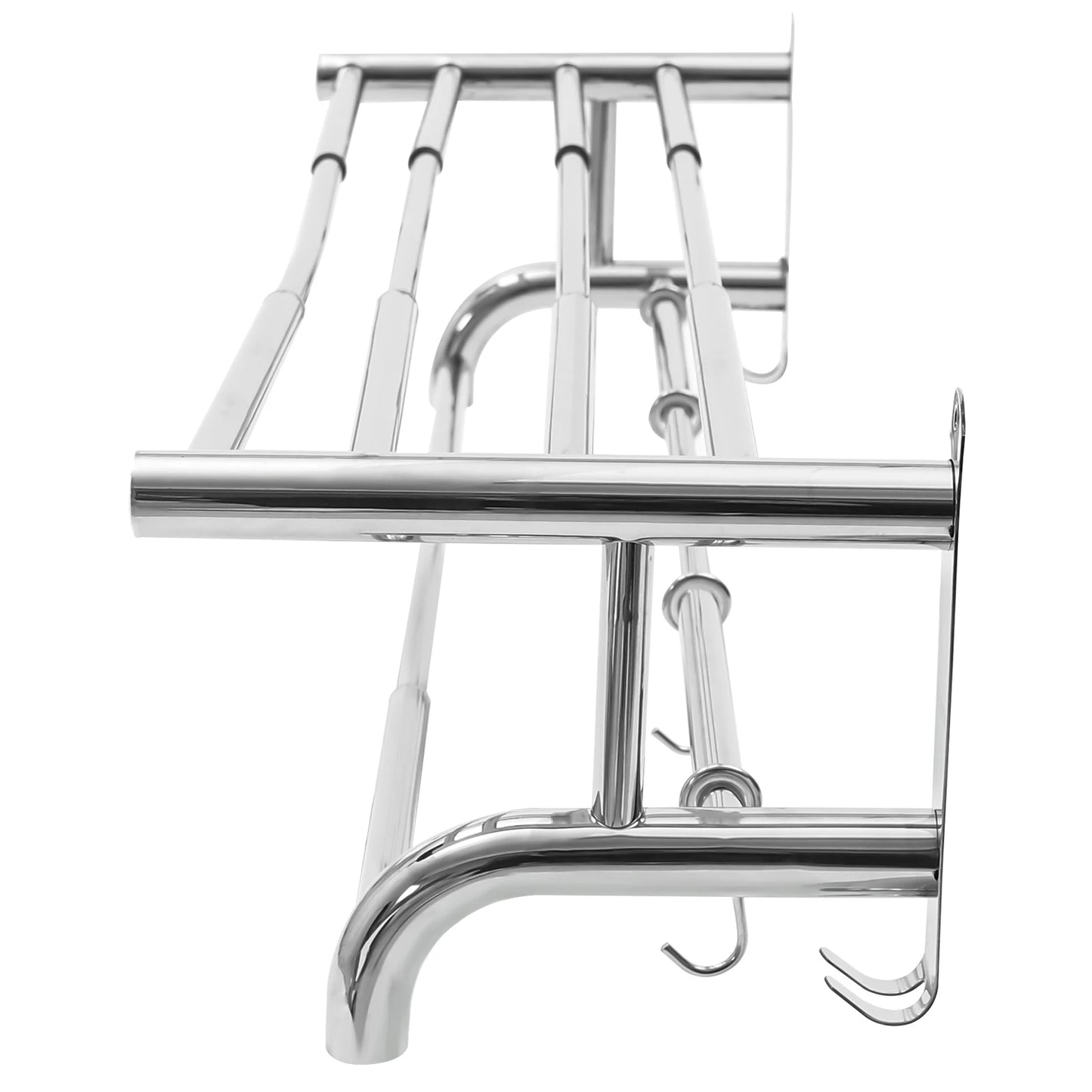 Ljustra Stainless Steel Wall Mounted Towel Rack Bathroom Storage Shelf