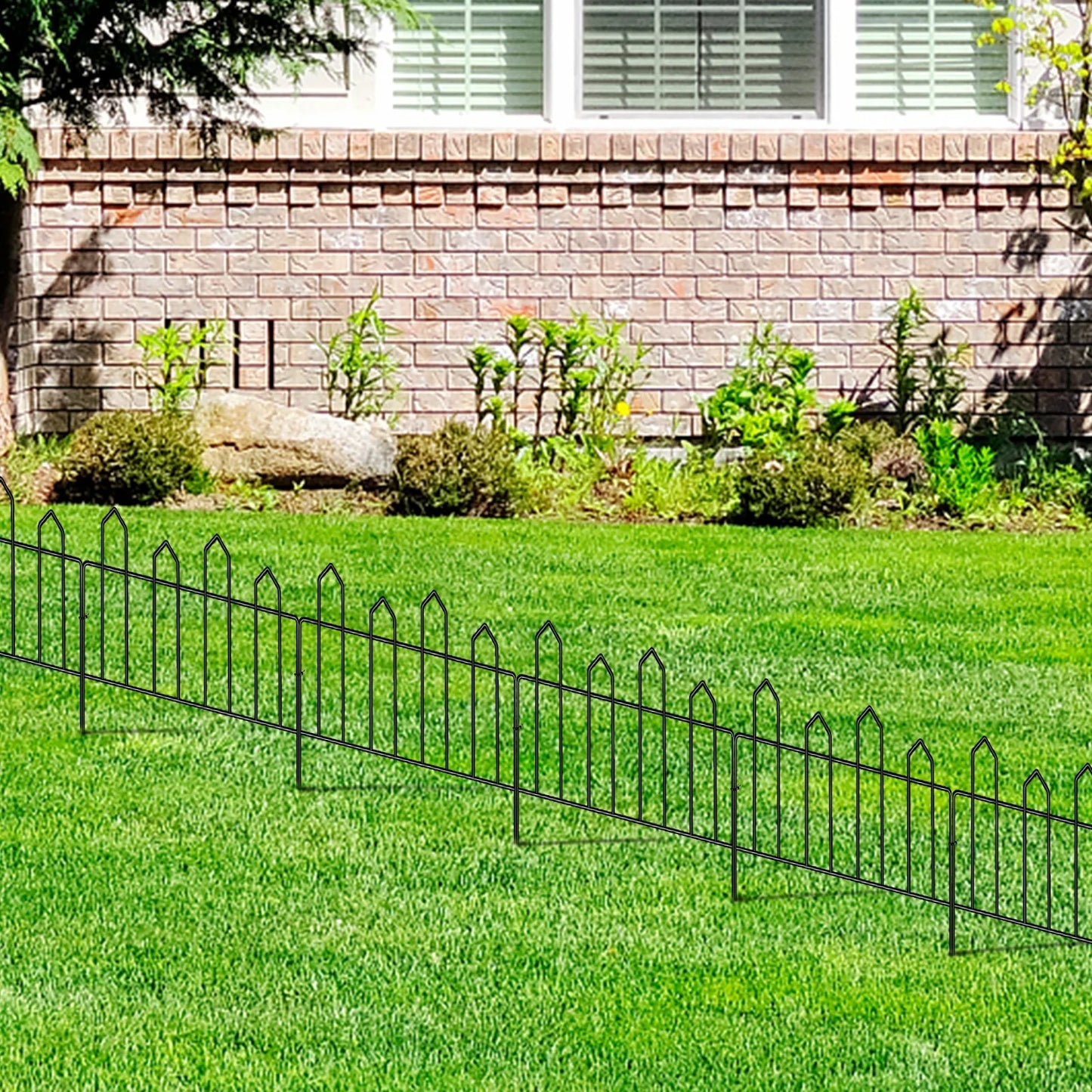 Garden Decorative Metal Wire Fencing Border 13in x 10ft for Flowers