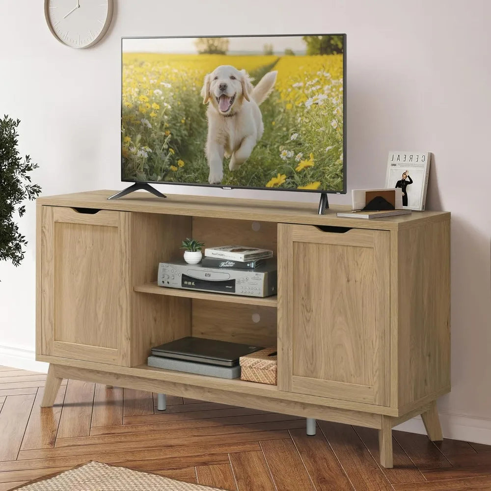 Nordica 60 Inch TV Stand Modern Entertainment Center for TVs Up To 65 Inches