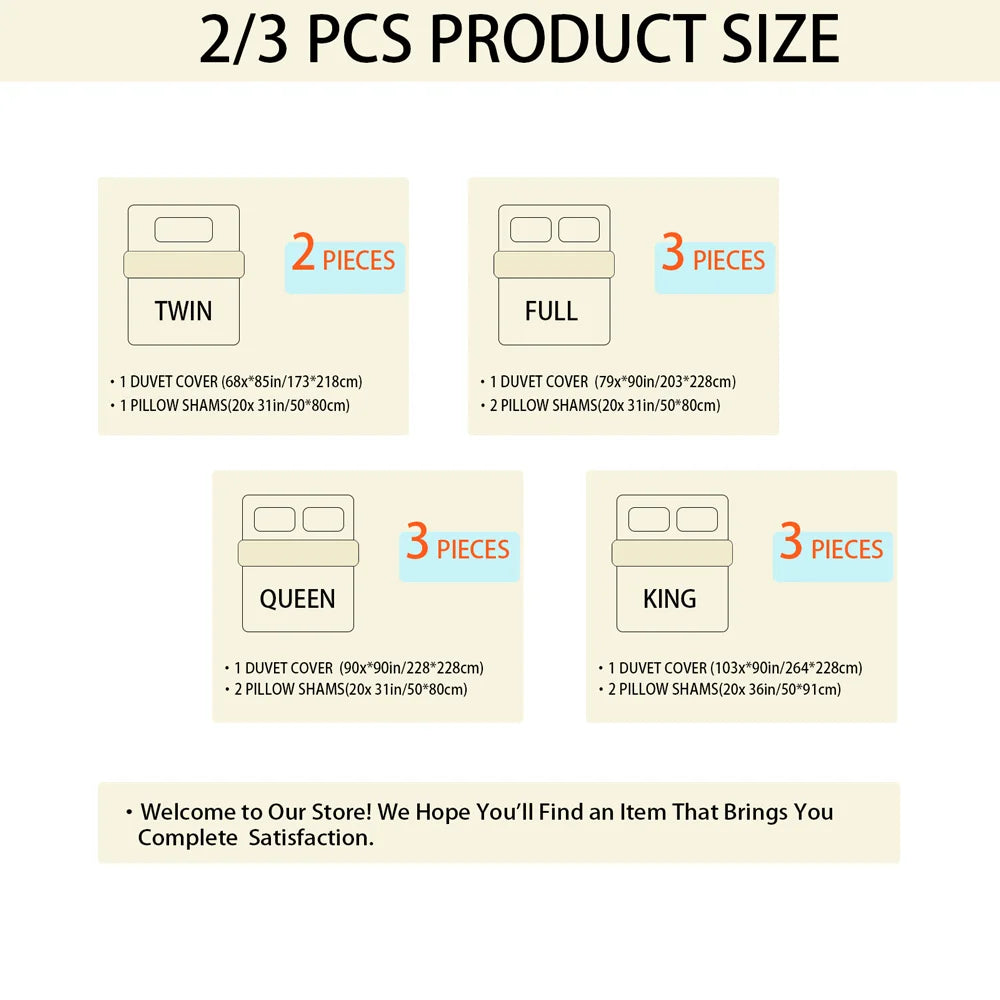 Boho Duvet Cover All Seasons Solid Color Chic Home Bedding Set