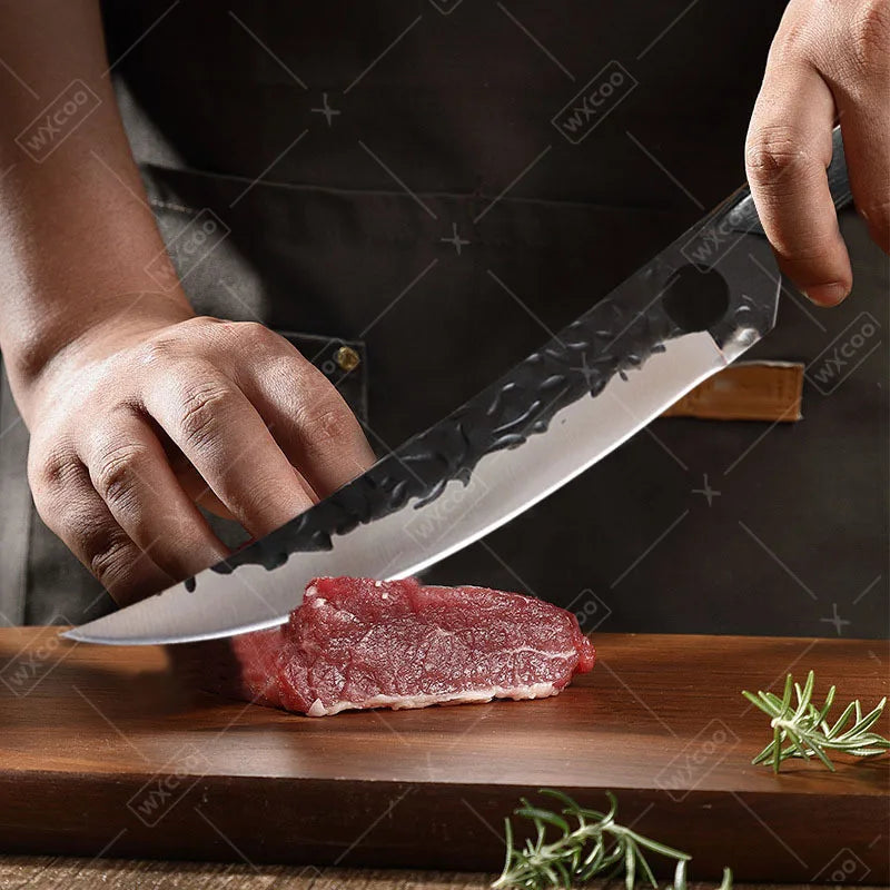 Ljustra High Carbon Steel Boning Knife Professional Cooking BBQ Knife