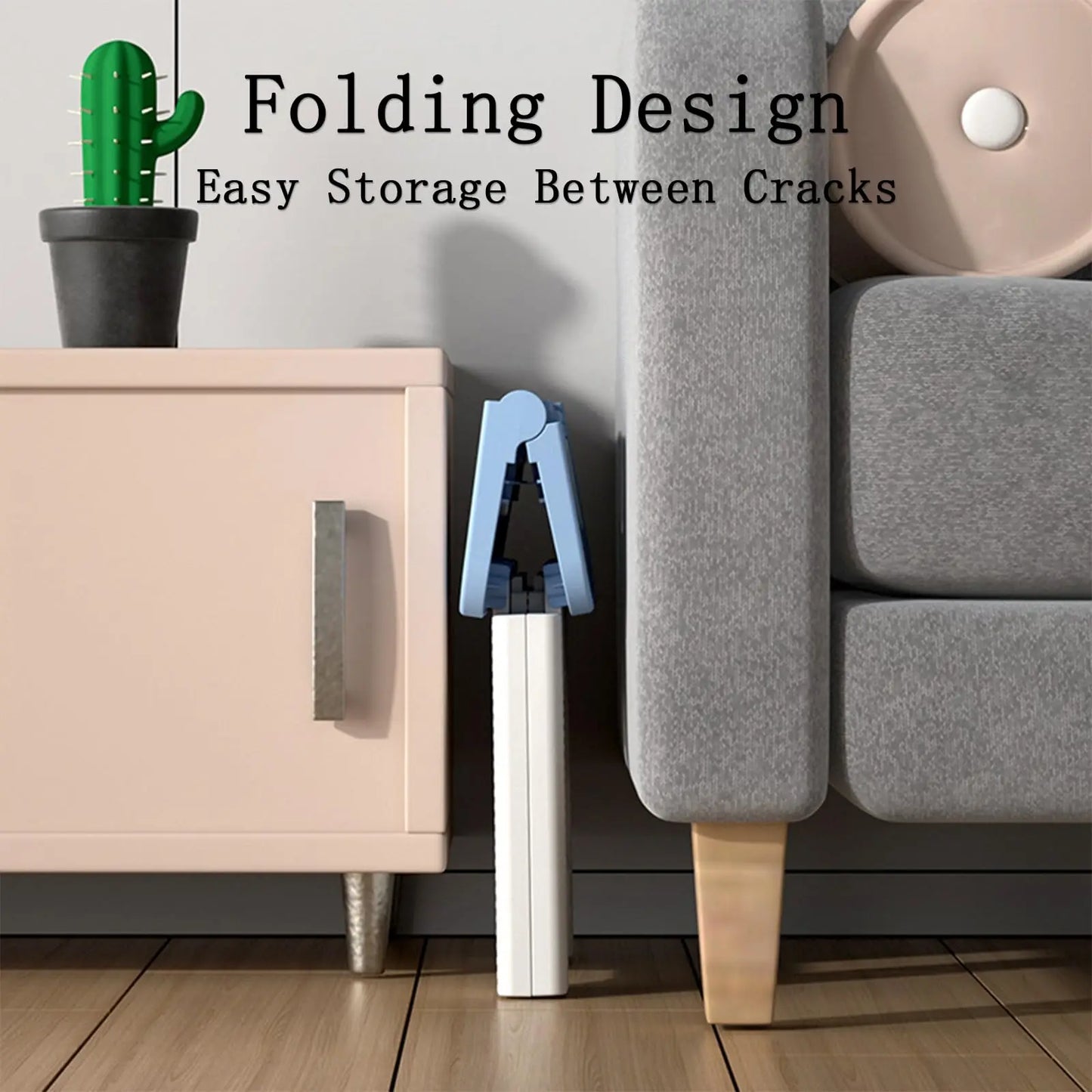 Home Folding Step Stool Lightweight Anti-Slip Plastic 8.7 Inch Height