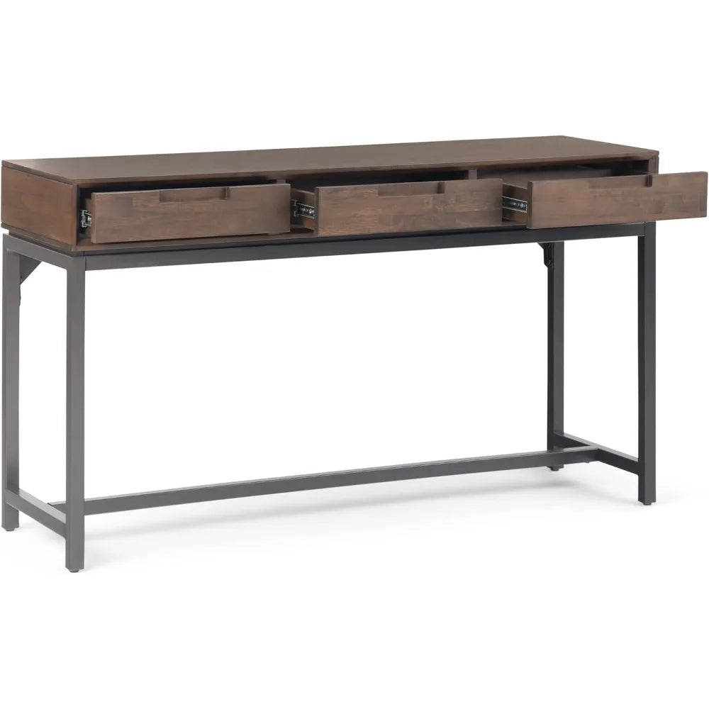 Banting Console Table Mid Century Modern Solid Hardwood Entryway Table