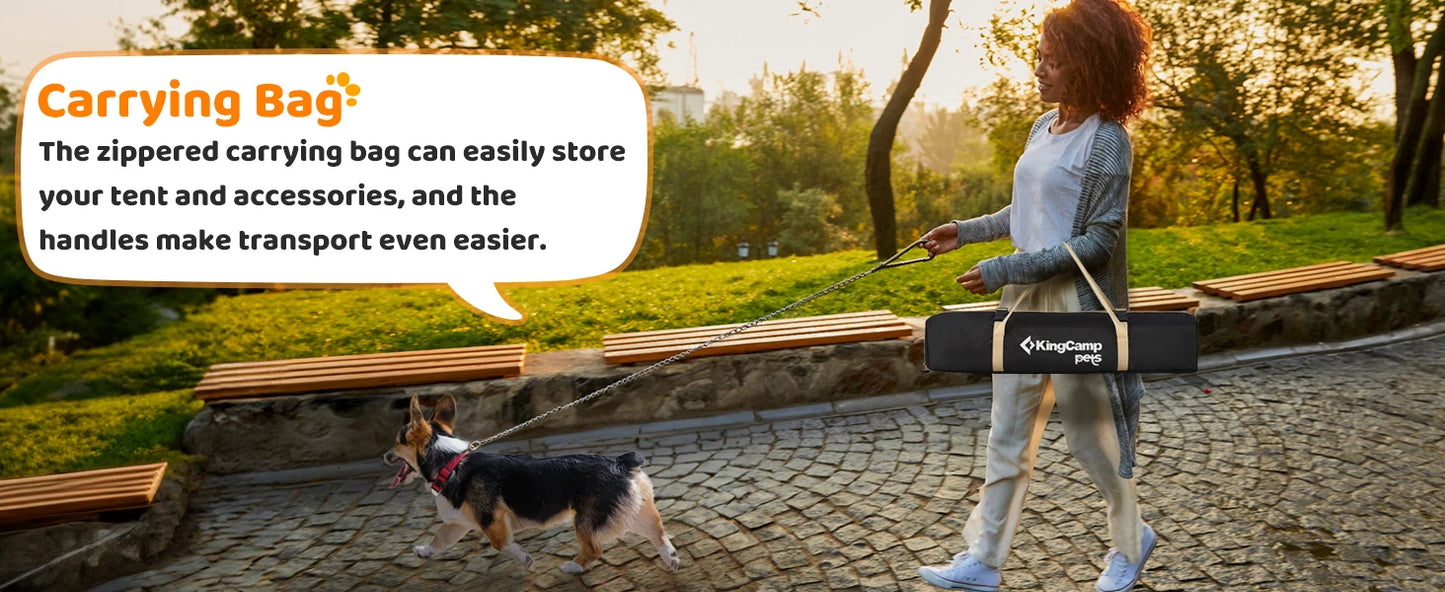 Ljustra Foldable Dog Tent Portable Playpen for Small Medium Puppies