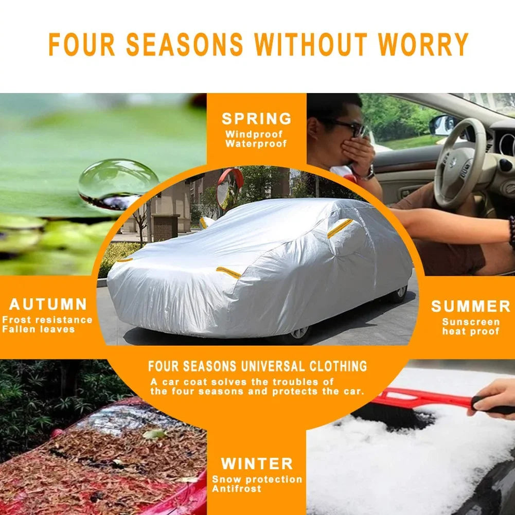 Universal SUV Cover Waterproof Dust Snow Rain Protector Car Covers