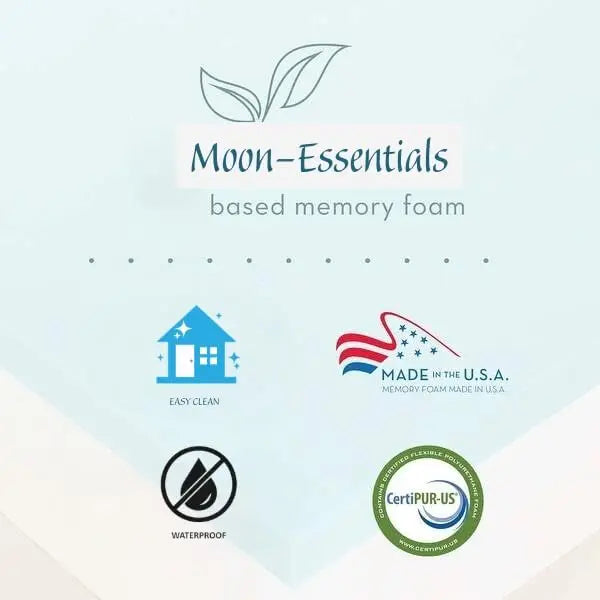 Ljustra Waterproof Memory Foam Mattress Gel Top Firm Sleep Comfort