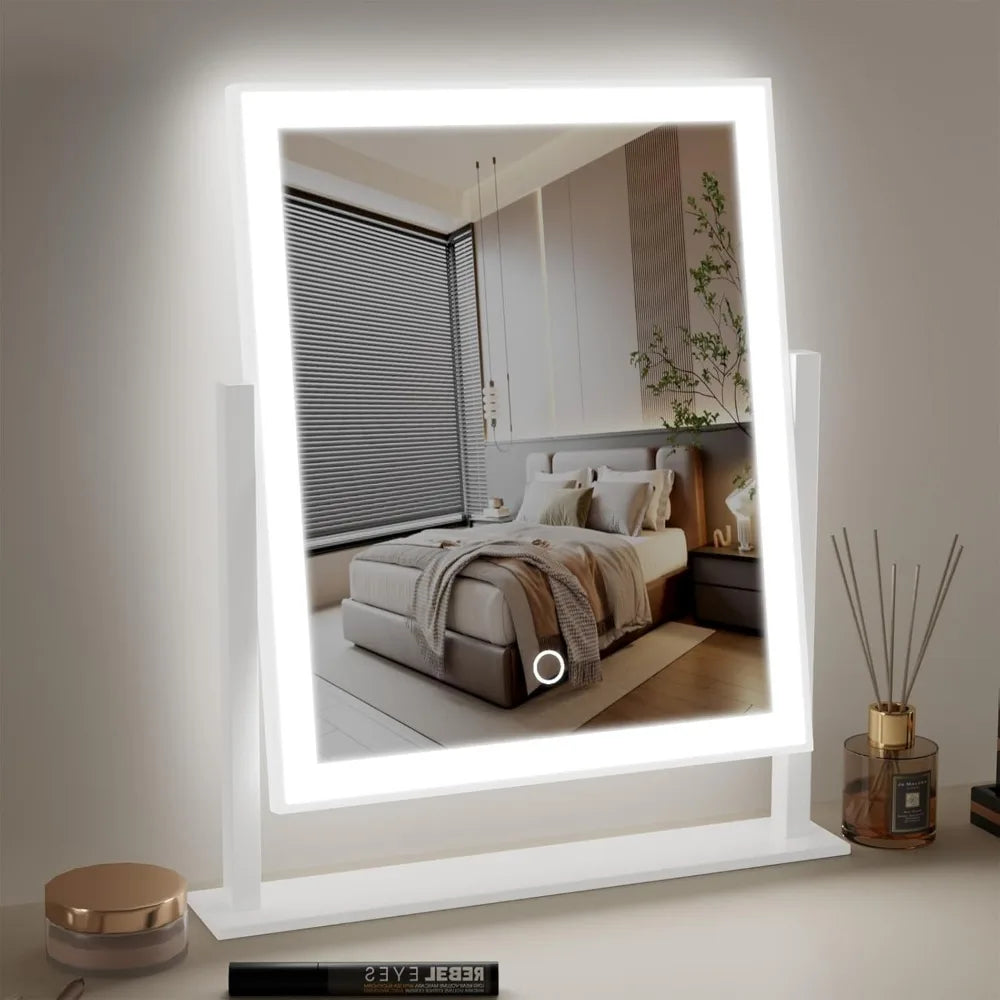 Lighted LED Makeup Mirror Hollywood Vanity Mirror with Adjustable Brightness