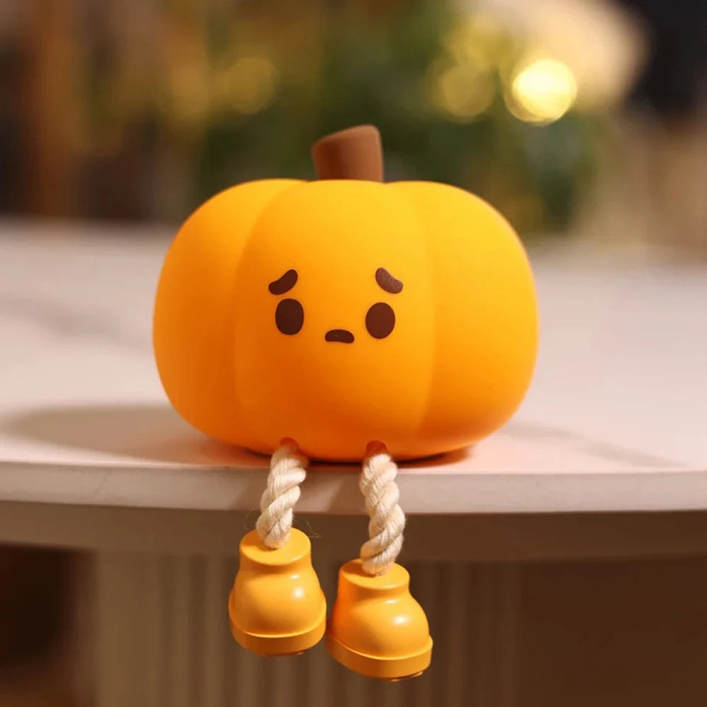 Ljustra Touch Sensor Pumpkin Night Light Rechargeable LED Lamp
